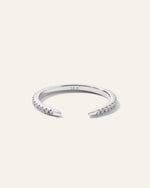 14K Diamond Open Claw Ring - US 0535