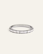 14K Gold Lab Grown Diamond Baguette Band - US 3611