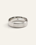 Beveled Edge Satin Finish Band - US 0142