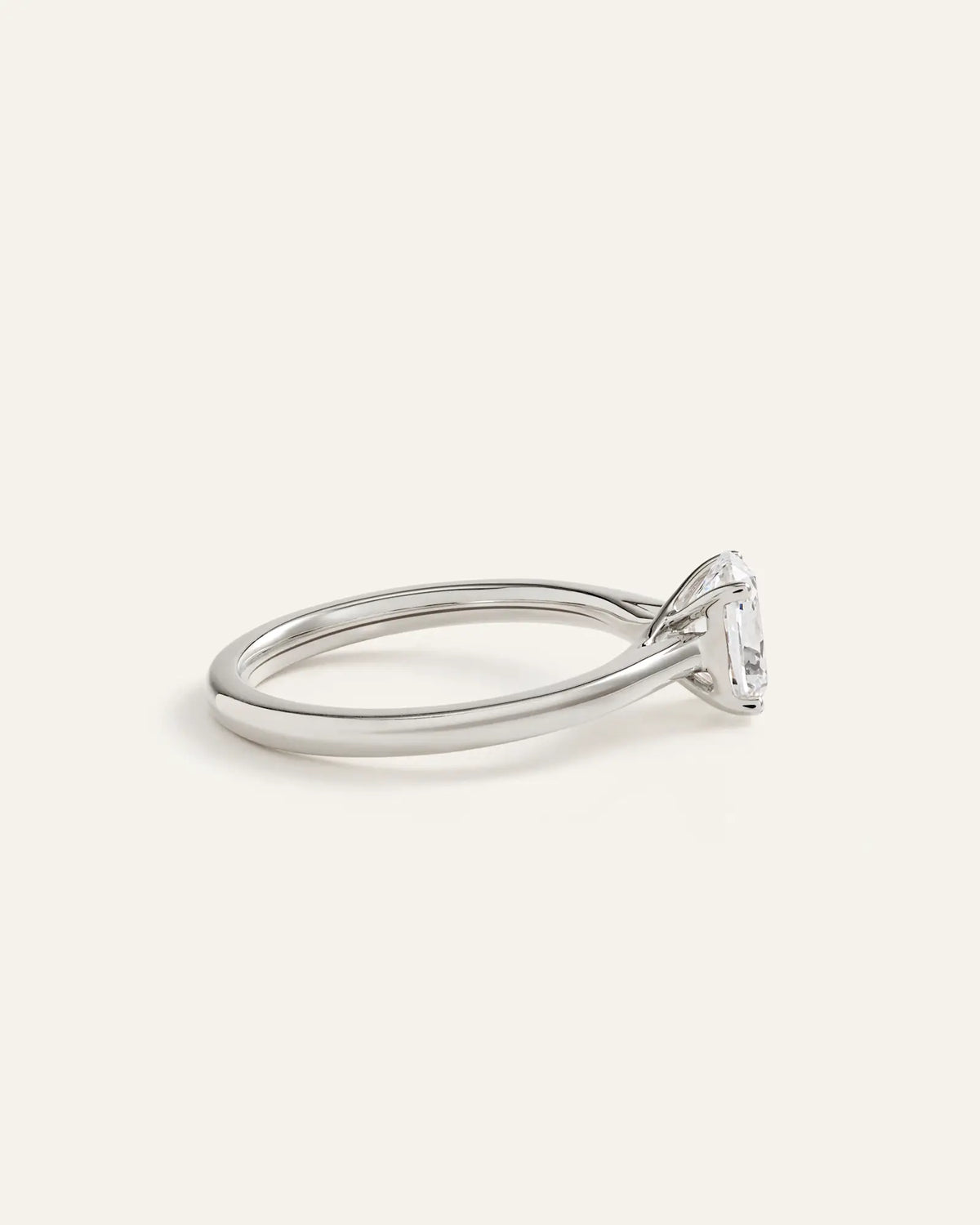 Lab Grown Diamond Antique Cushion Trellis Cathedral Engagement Ring - 1ct - US 4903