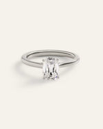 Lab Grown Diamond Antique Cushion Trellis Cathedral Engagement Ring - 1.5ct - US 6059