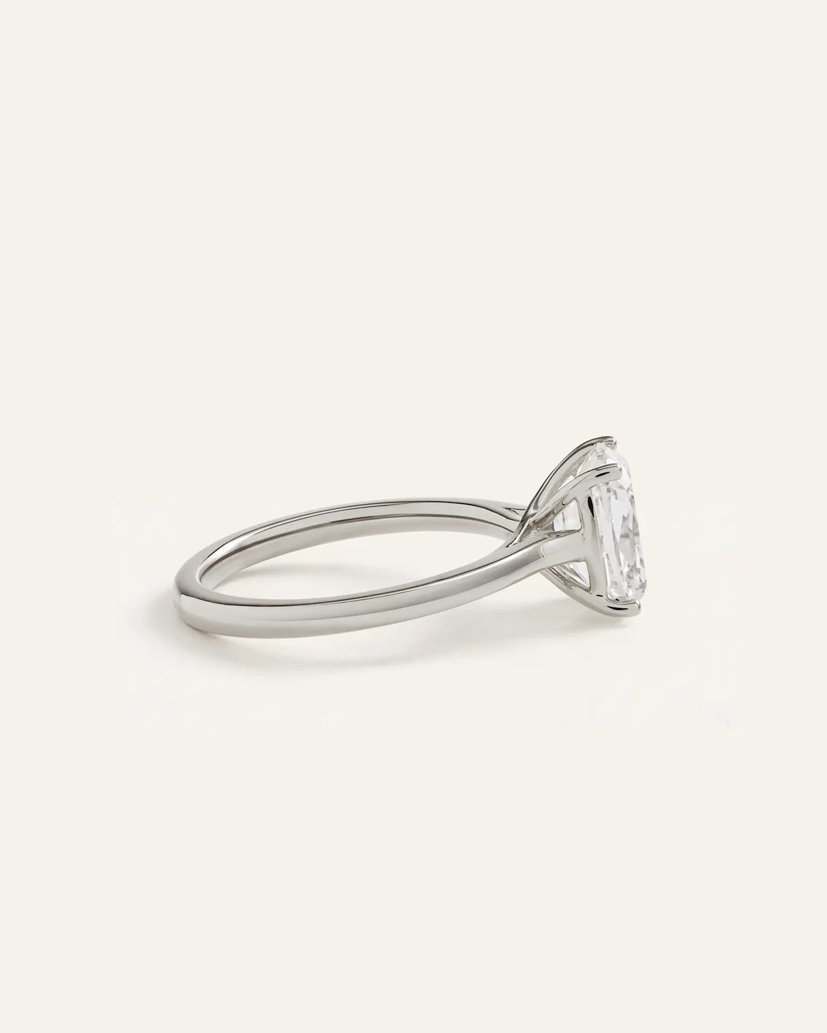 Lab Grown Diamond Antique Cushion Trellis Cathedral Engagement Ring - 2.5ct - US 3487