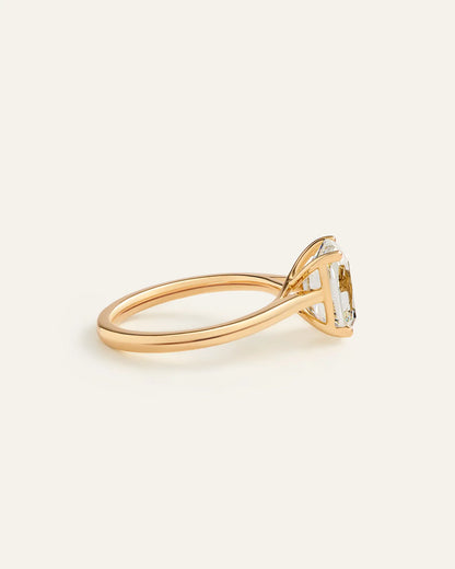 Lab Grown Diamond Antique Cushion Trellis Cathedral Engagement Ring - 3ct - US 8387