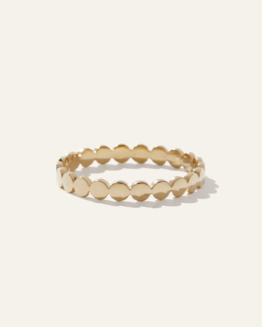 14K Gold Circle Eternity Band - US 5094