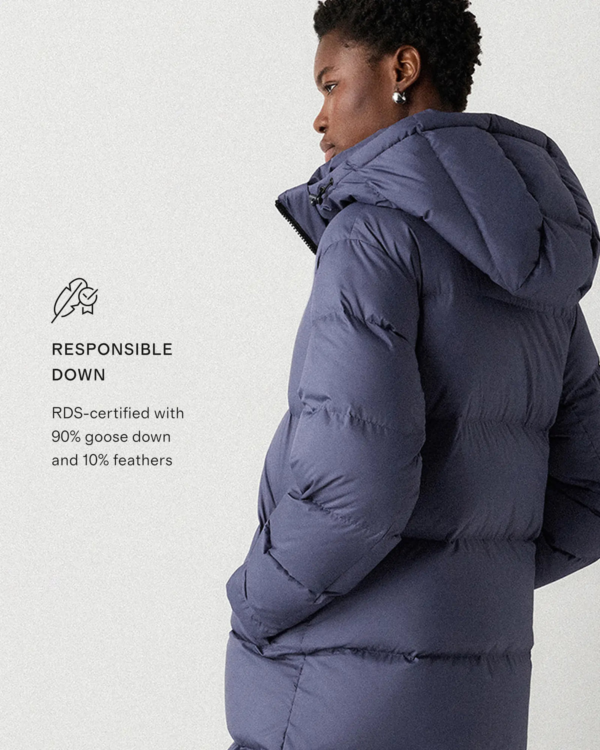 Responsible Down Long Puffer Jacket - US 0992