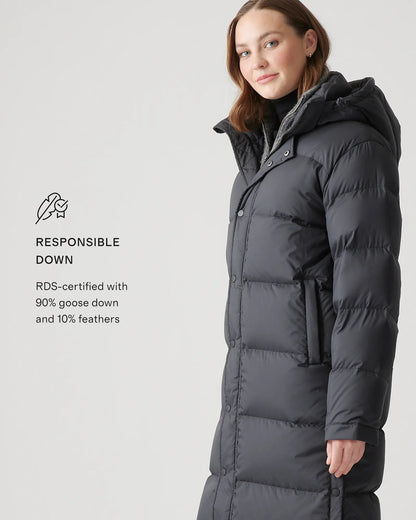 Responsible Down Long Puffer Jacket - US 0500