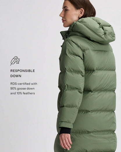 Responsible Down Long Puffer Jacket - US 4489