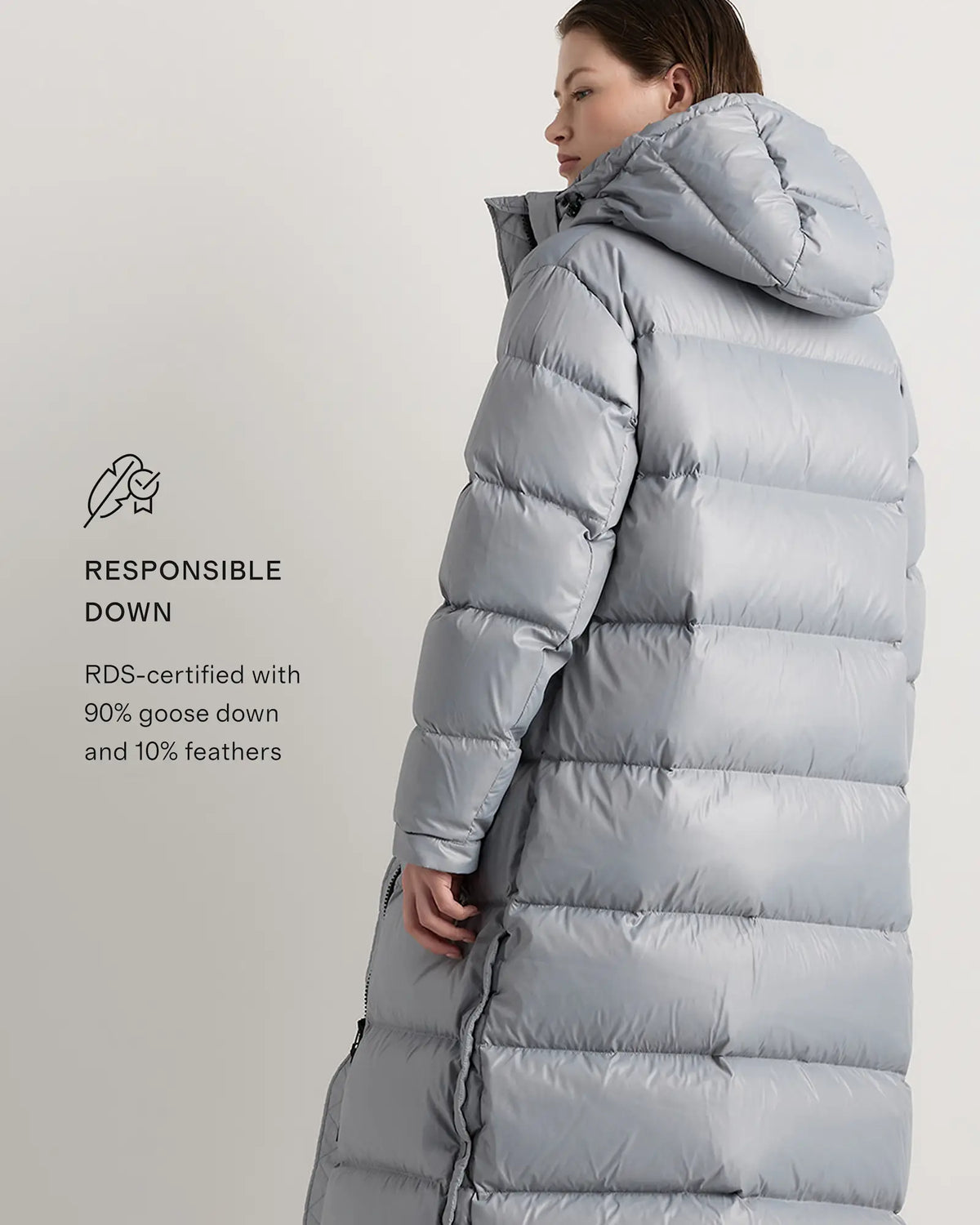 Responsible Down Long Puffer Jacket - US 1532