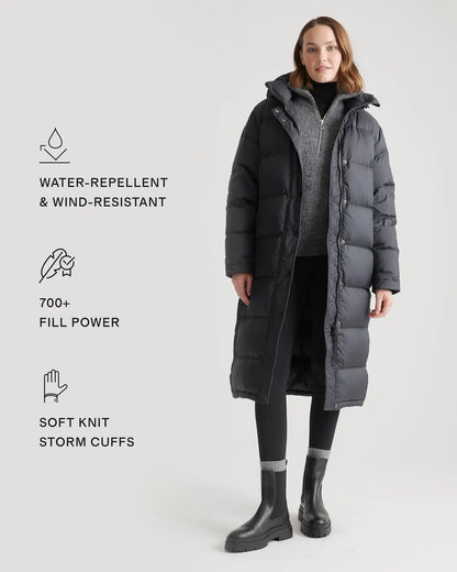 Responsible Down Long Puffer Jacket - US 0500