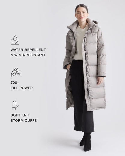 Responsible Down Long Puffer Jacket - US 0936