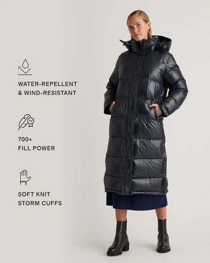 Responsible Down Long Puffer Jacket - US 5944