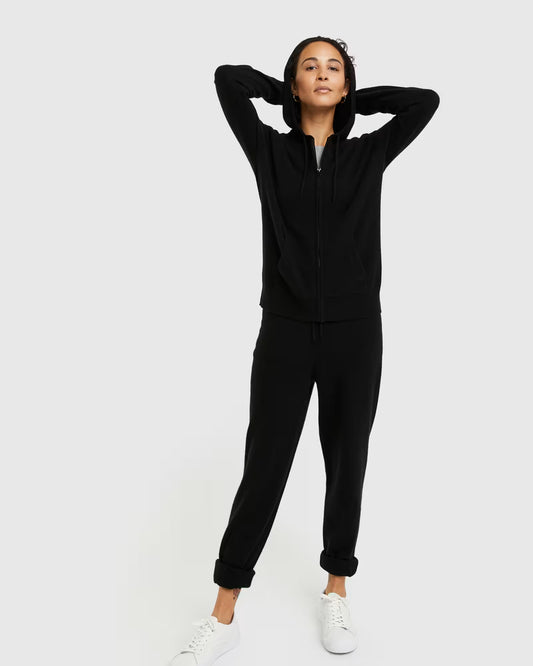 Mongolian Spring Cashmere Full-Zip Hoodie - US 3295