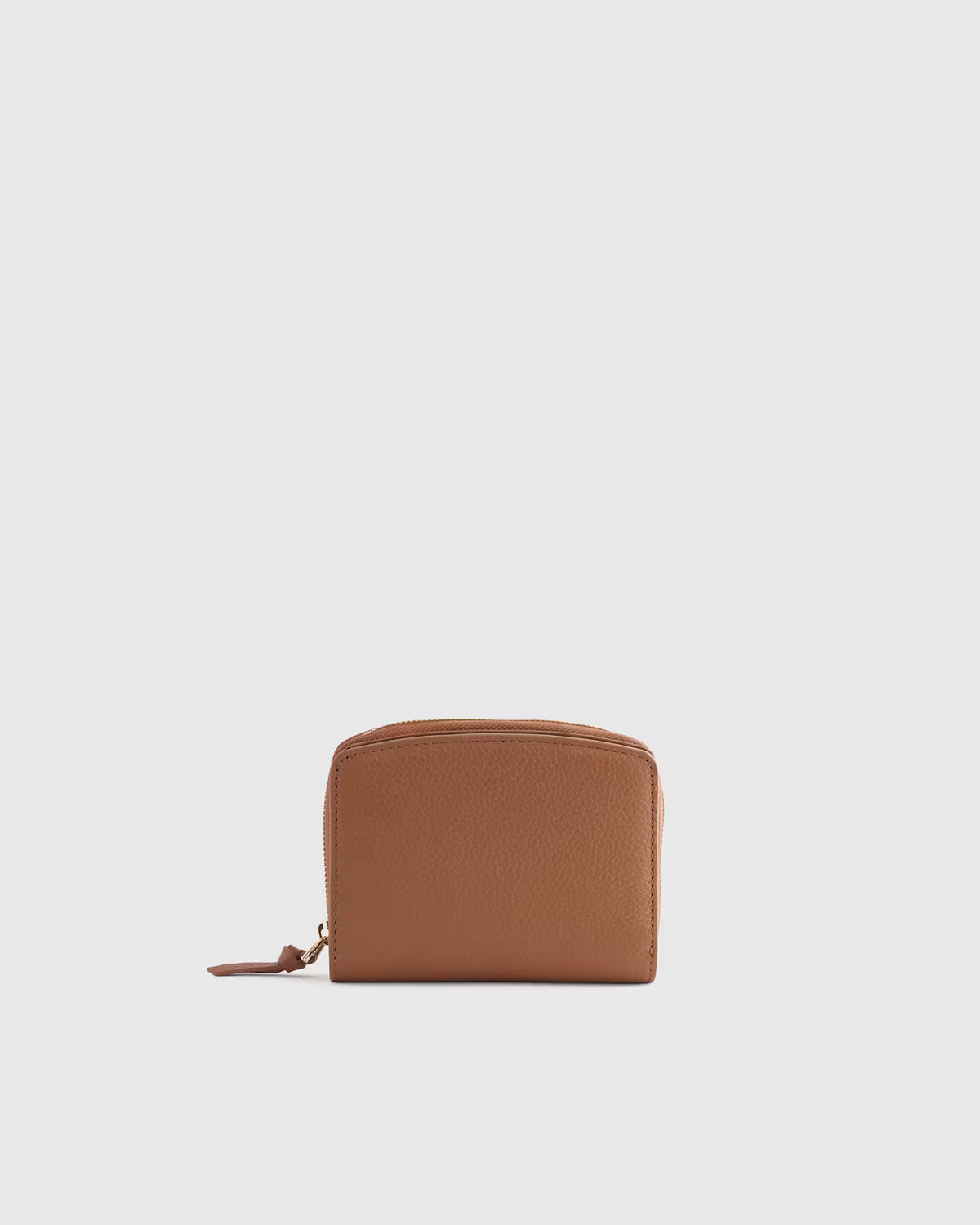 Italian Pebbled Leather Compact Wallet - US 0149