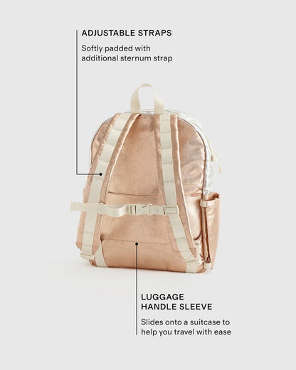 Recycled Double Pocket Backpack - US 3729