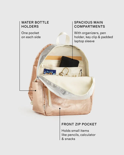 Recycled Double Pocket Backpack - US 3729