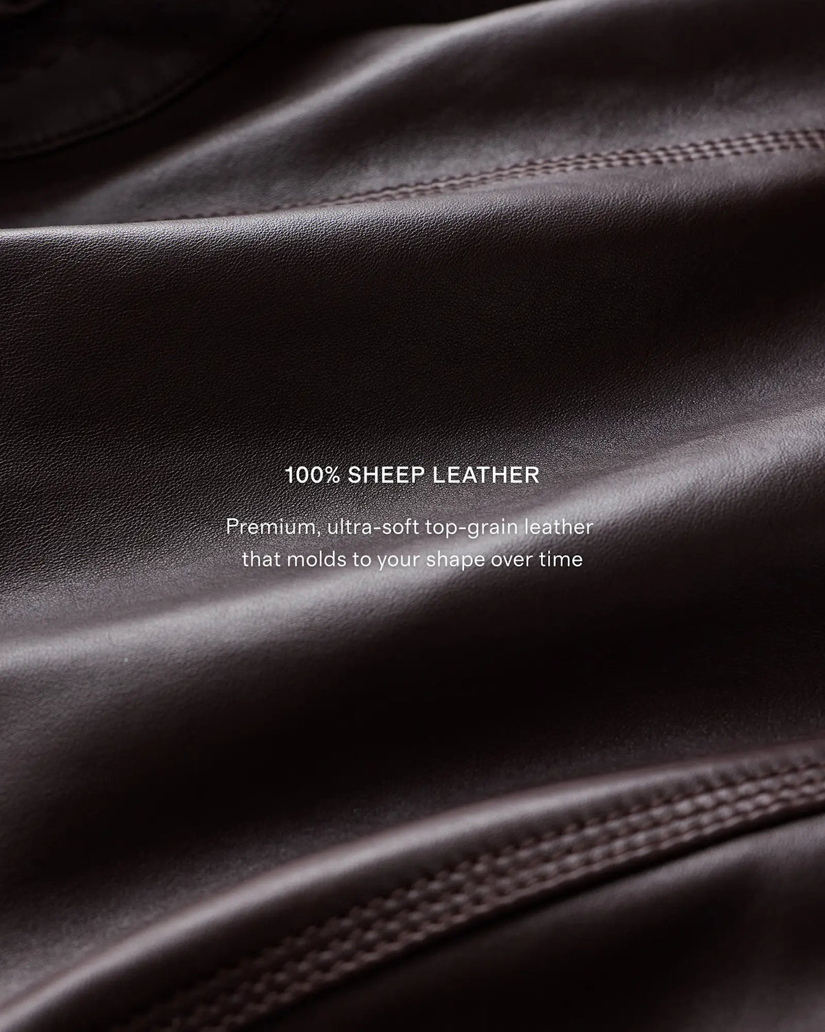 100% Leather Stand-Collar Jacket - US 2862