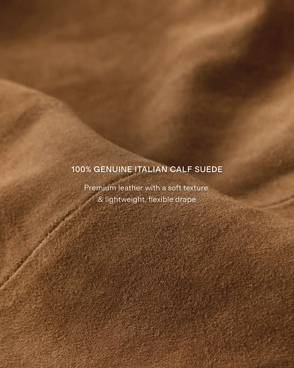 Italian Suede Trucker Jacket - US 7069