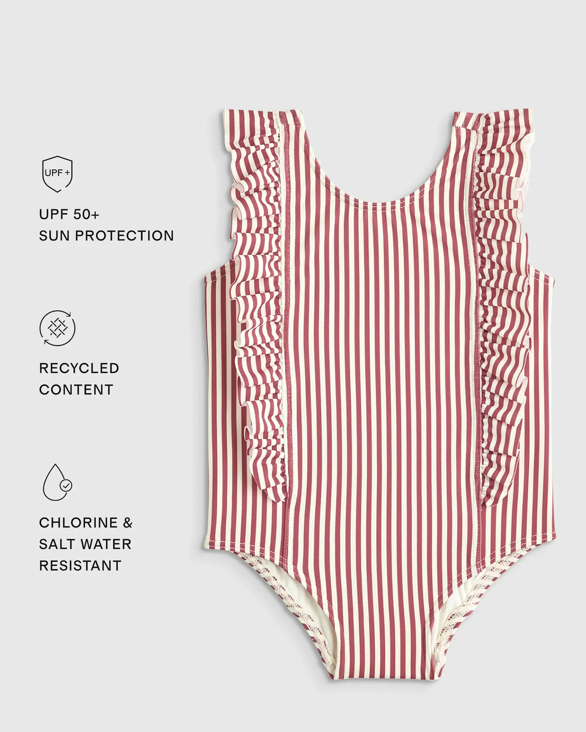 Ruffle One Piece Swimsuit - US 4091