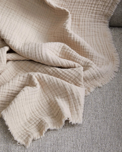 Organic Cotton Gauze Throw - US 7197