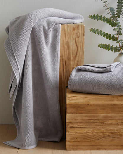 Turkish Ribbed Quick Dry Bath Sheet (Set of 2) - US 2004