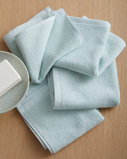 Turkish Ribbed Quick Dry Bath Towel Bundle - US 4059