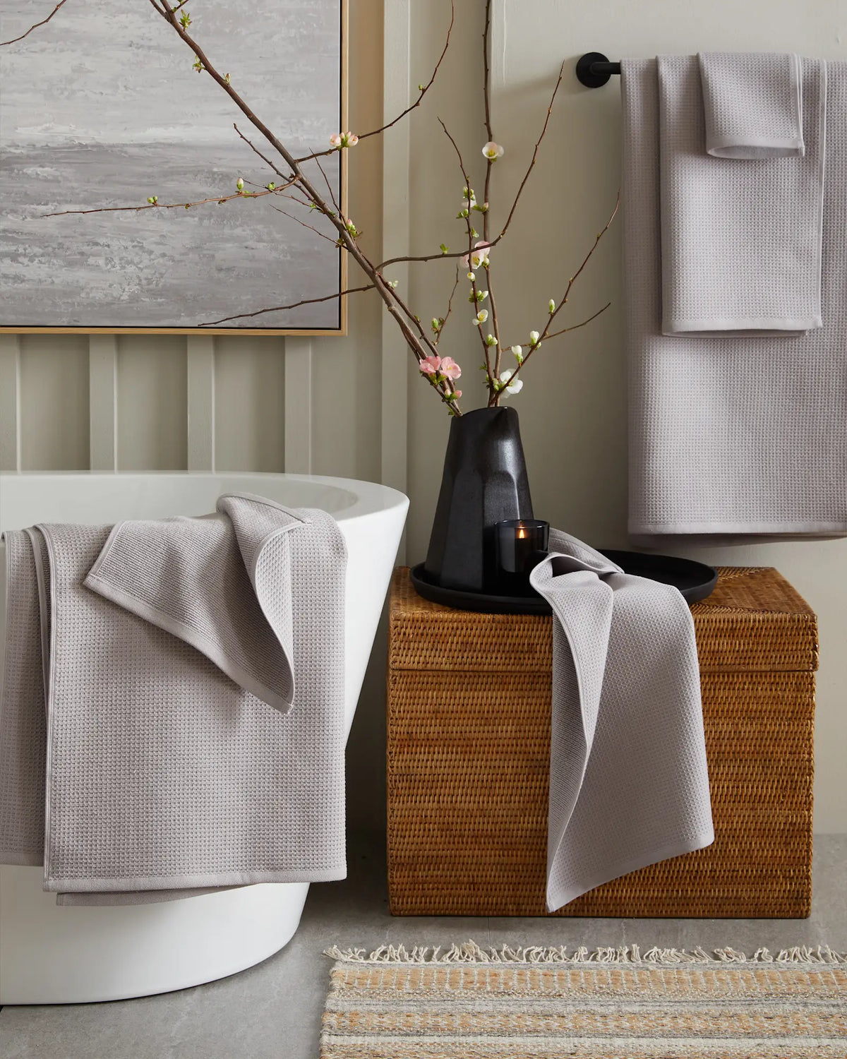 Turkish Waffle Terry Bath Sheet Bundle - US 2869