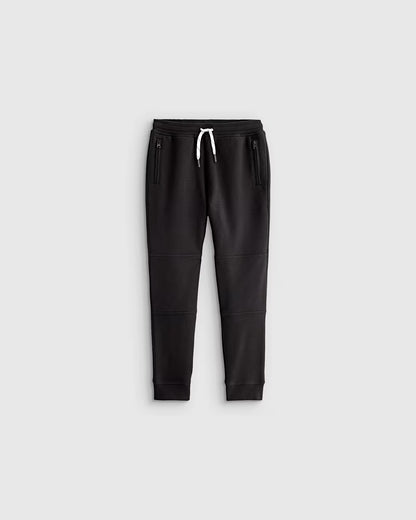 Organic Cotton French Terry Reinforced Knee Slim Jogger - US 1695