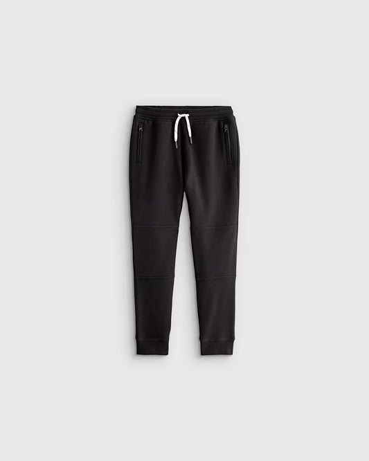 Organic Cotton French Terry Reinforced Knee Slim Jogger - US 1695
