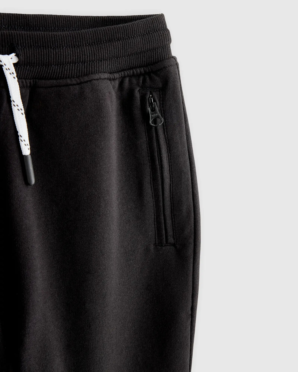 Organic Cotton French Terry Reinforced Knee Slim Jogger - US 1695