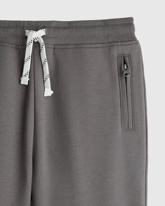 Organic Cotton French Terry Reinforced Knee Slim Jogger - US 4714