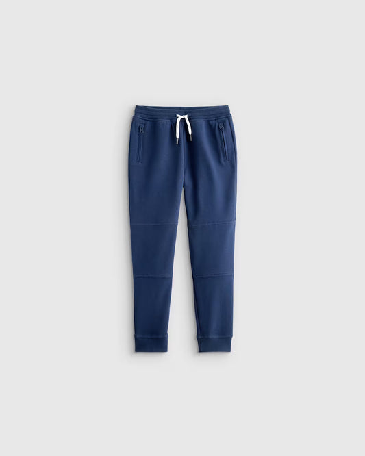 Organic Cotton French Terry Reinforced Knee Slim Jogger - US 8896