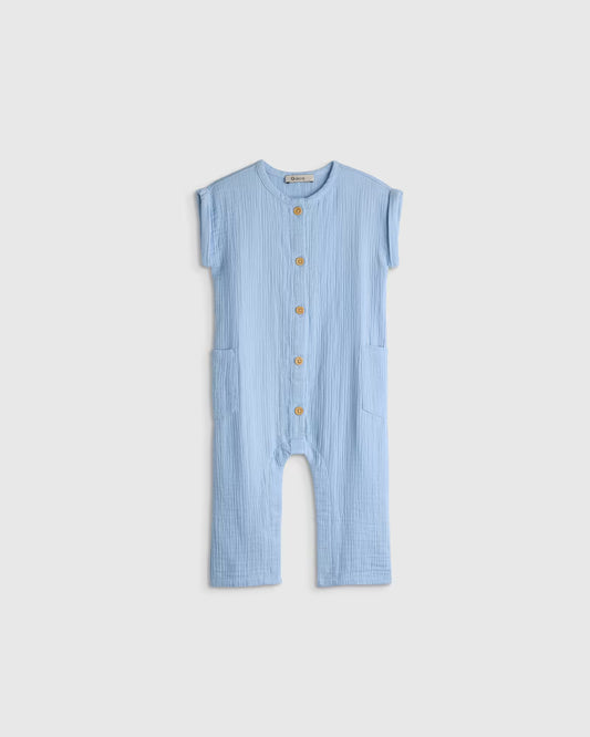 100% Organic Cotton Gauze Romper - US 0308