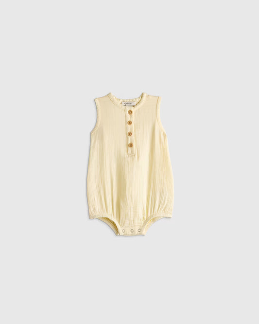 100% Organic Cotton Gauze Bubble Romper - US 7233