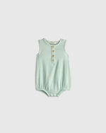 100% Organic Cotton Gauze Bubble Romper - US 7173