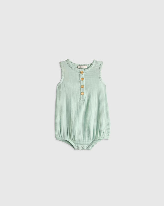 100% Organic Cotton Gauze Bubble Romper - US 7173