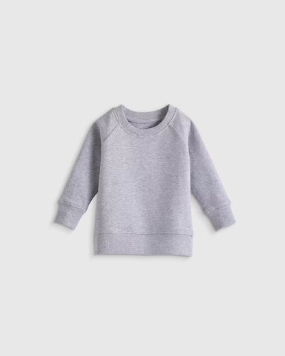 Organic Cotton French Terry Crew Neck Sweatshirt - US 9557