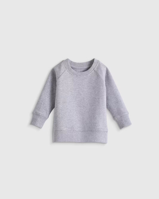 Organic Cotton French Terry Crew Neck Sweatshirt - US 9557