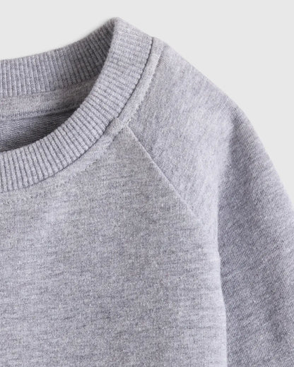 Organic Cotton French Terry Crew Neck Sweatshirt - US 9557