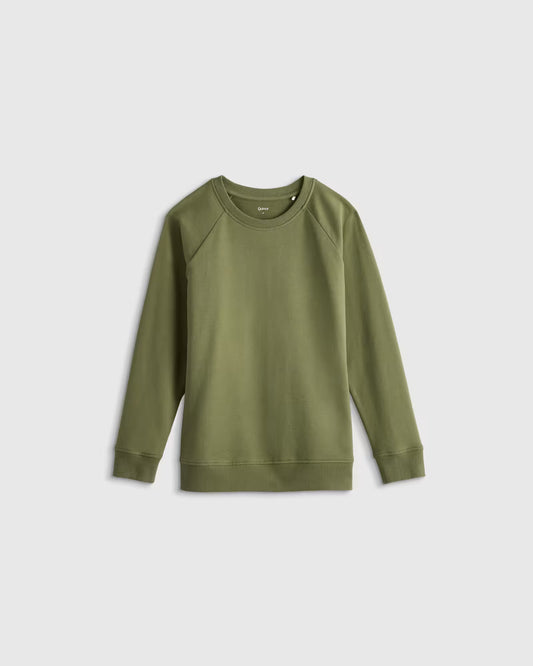 Organic Cotton French Terry Crew Neck Sweatshirt - US 0093