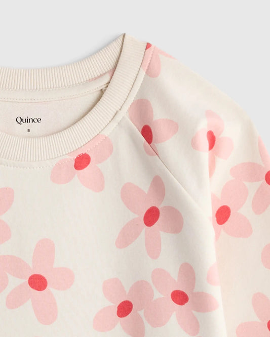 Organic Cotton French Terry Crew Neck Sweatshirt - US 7009