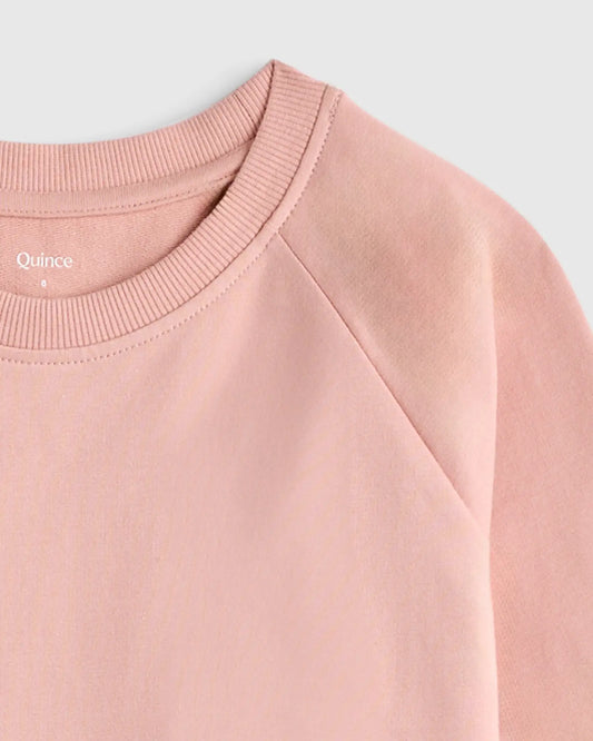 Organic Cotton French Terry Crew Neck Sweatshirt - US 6796