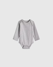 100% Organic Cotton Long Sleeve Bodysuit - US 5036