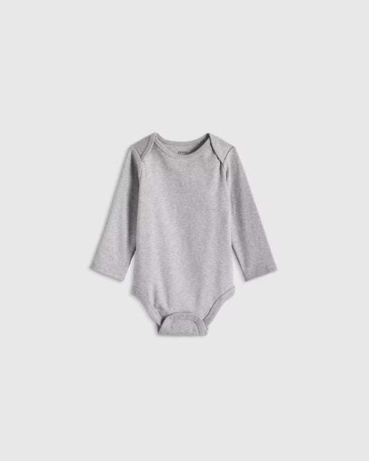 100% Organic Cotton Long Sleeve Bodysuit - US 5036