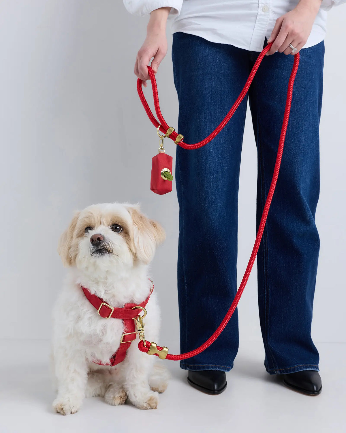 100% Cotton-Wrapped Nylon Dog Harness - US 7376