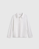 Organic Cotton Long Sleeve Pique Polo - US 5183