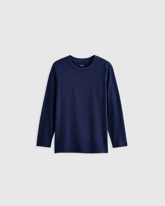 100% Organic Cotton Jersey Long Sleeve Tee - US 7290