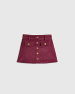 Organic Cotton Stretch Corduroy Skirt - US 0112