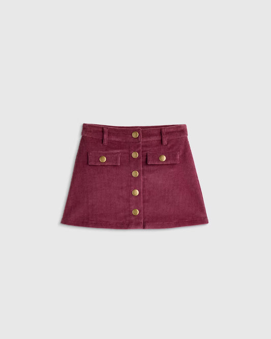 Organic Cotton Stretch Corduroy Skirt - US 0112