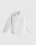 100% Organic Cotton Poplin Long Sleeve Button Down - US 7656
