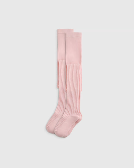 Organic Cotton Rib Tights (2-pack) - US 7973